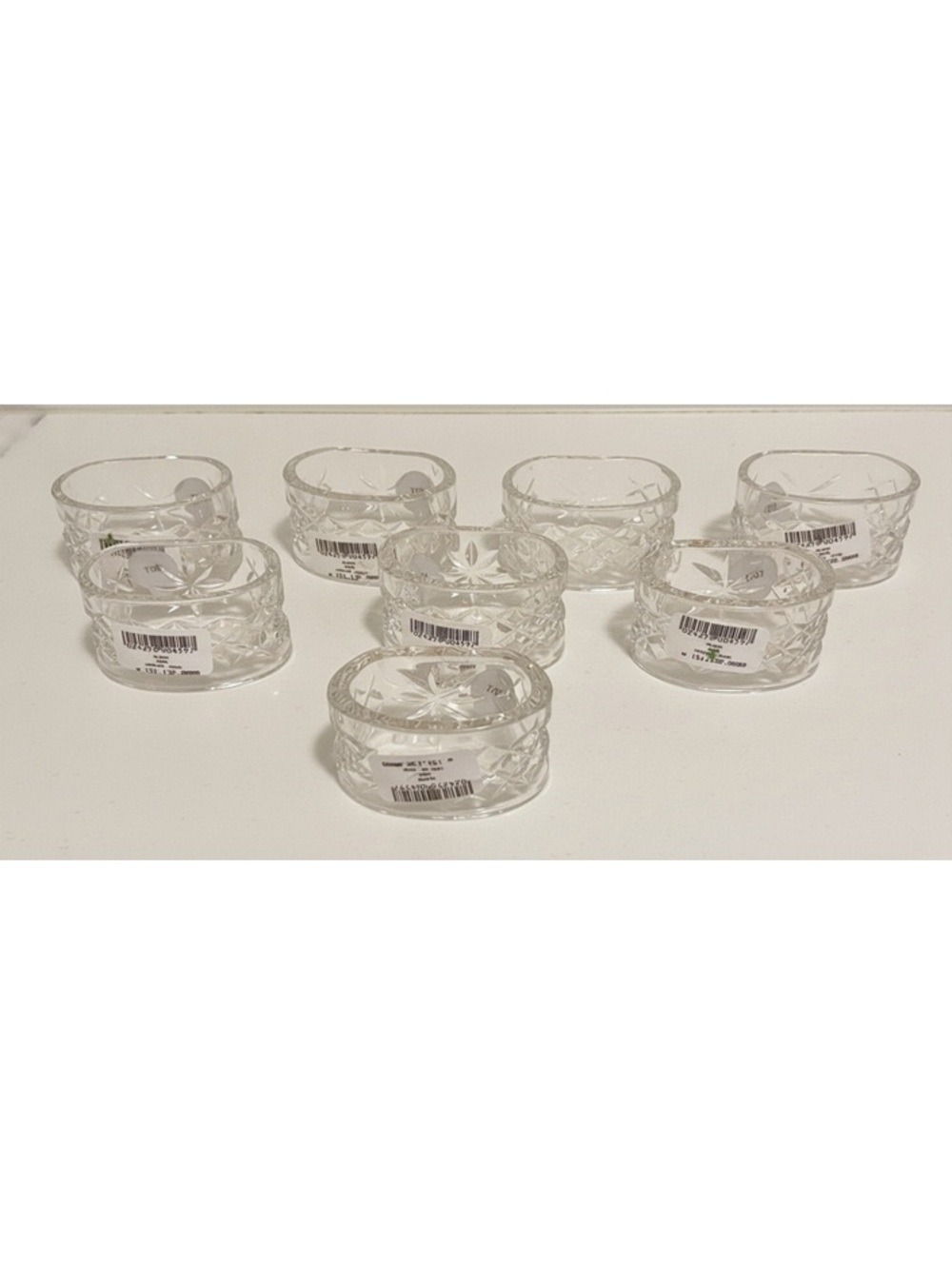 Waterford Crystal Alana Napkin Rings Set of 8